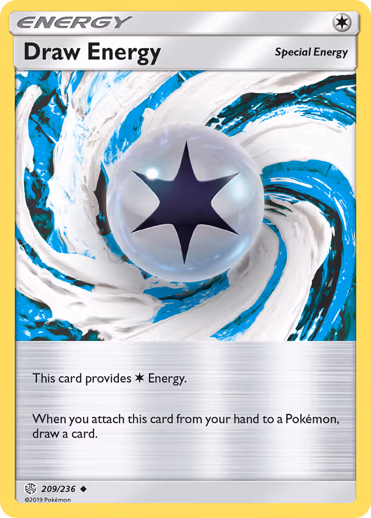 Draw Energy 209/236 Pokemon card