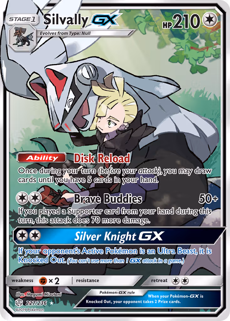 Silvally GX 227/236 Pokemon card