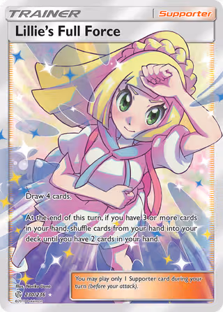 Lillie’s Full Force 230/236 Pokemon card