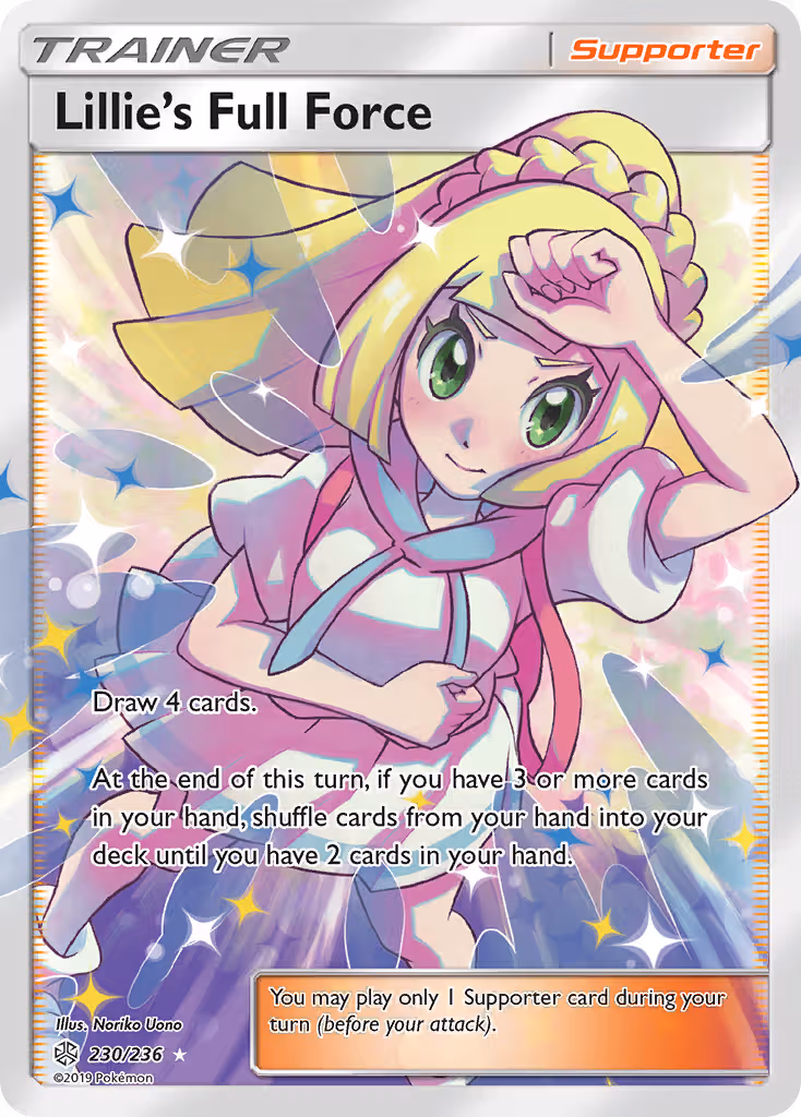 Lillie’s Full Force 230/236 Pokemon card