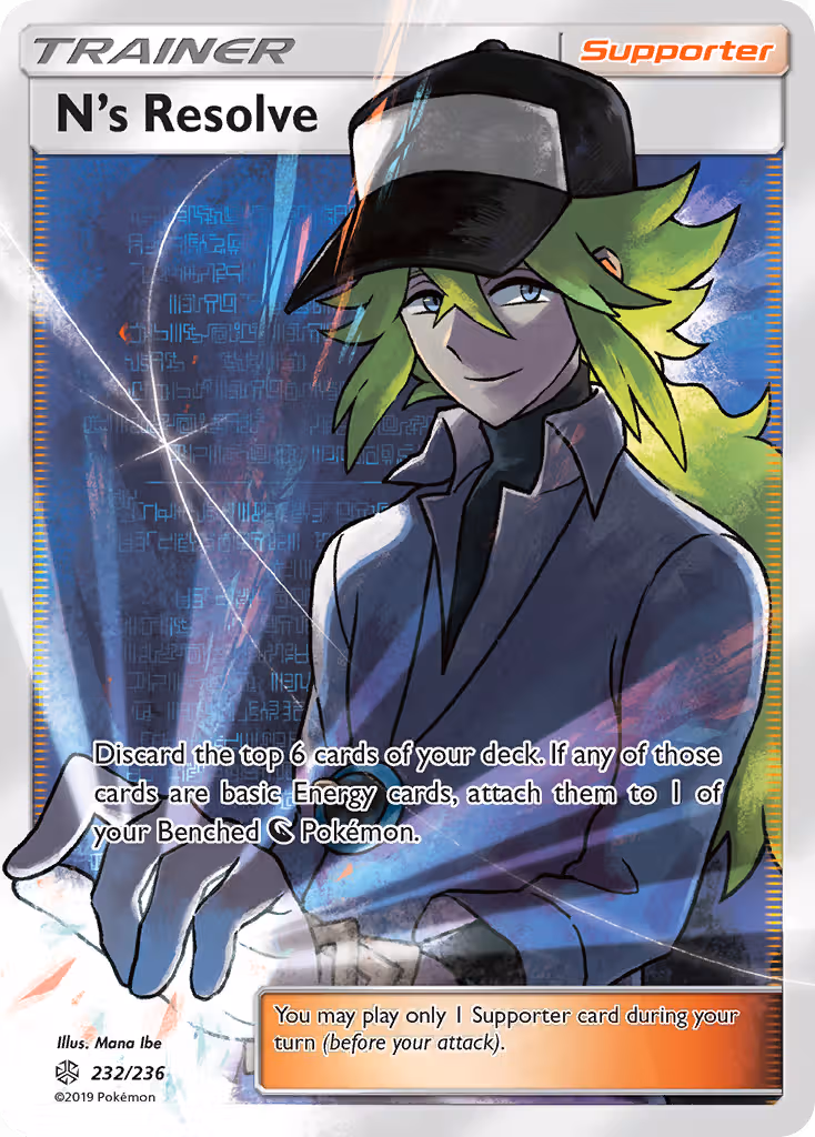 N’s Resolve 232/236 Pokemon card