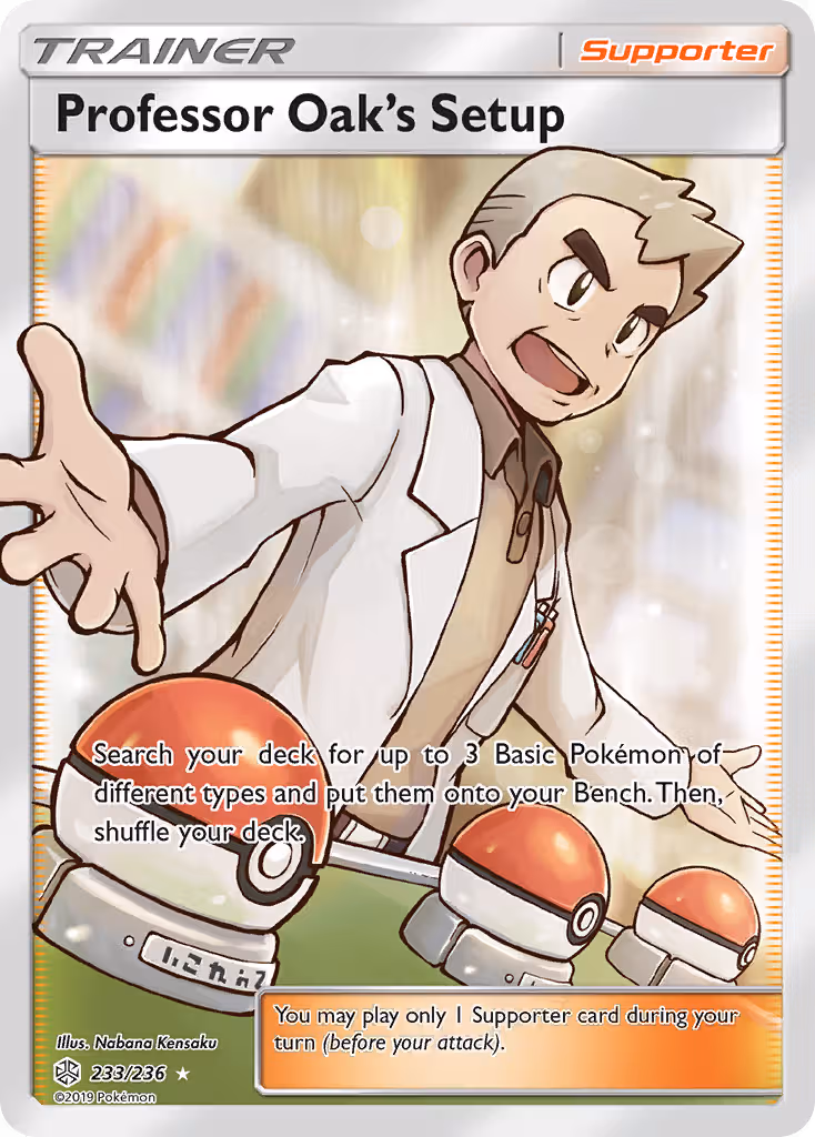 Professor Oak’s Setup 233/236 Pokemon card