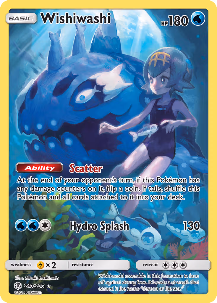 Wishiwashi 240/236 Pokemon card