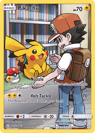 Pikachu 241/236 Pokemon card