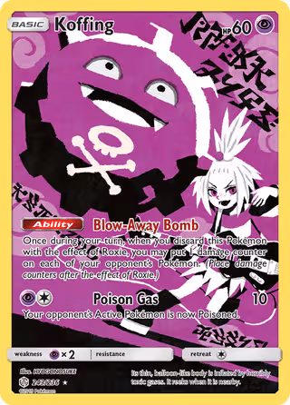 Koffing 243/236 Pokemon card
