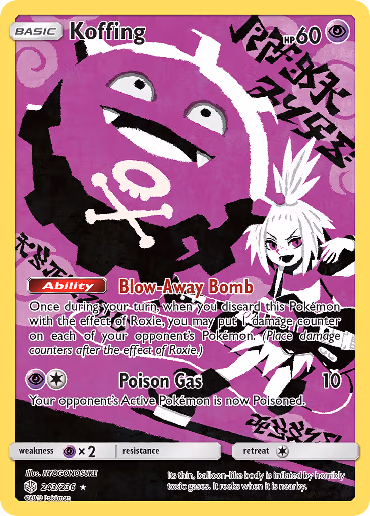Koffing 243/236 Pokemon card