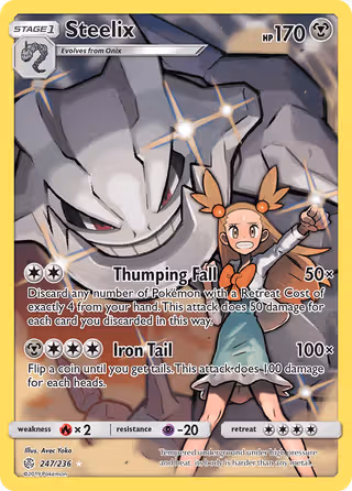 Steelix 247/236 Pokemon card