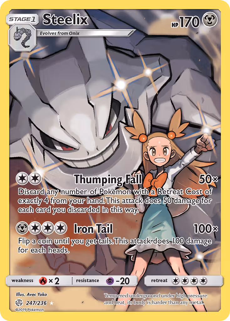 Steelix 247/236 Pokemon card