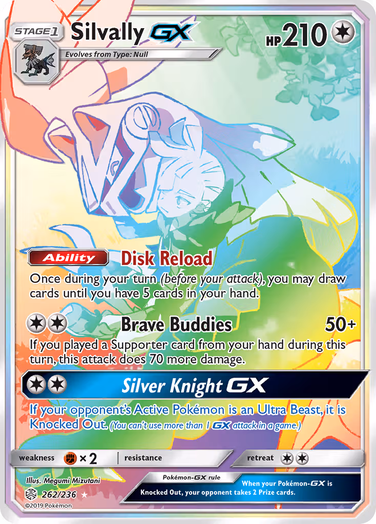 Silvally GX 262/236 Pokemon card