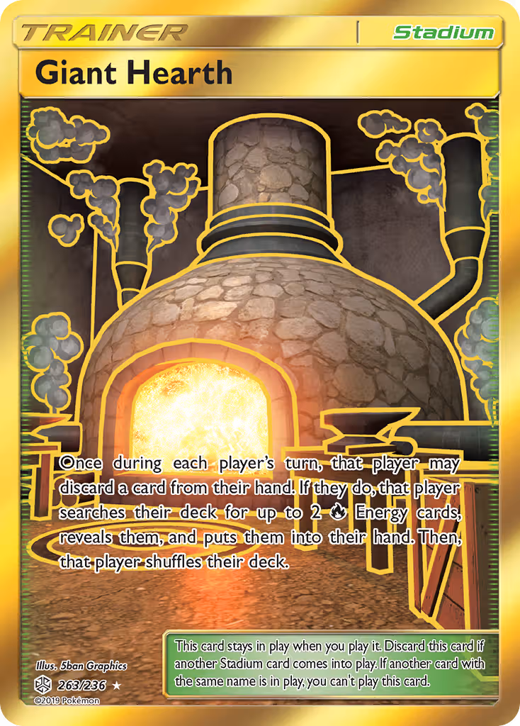 Giant Hearth 263/236 Pokemon card