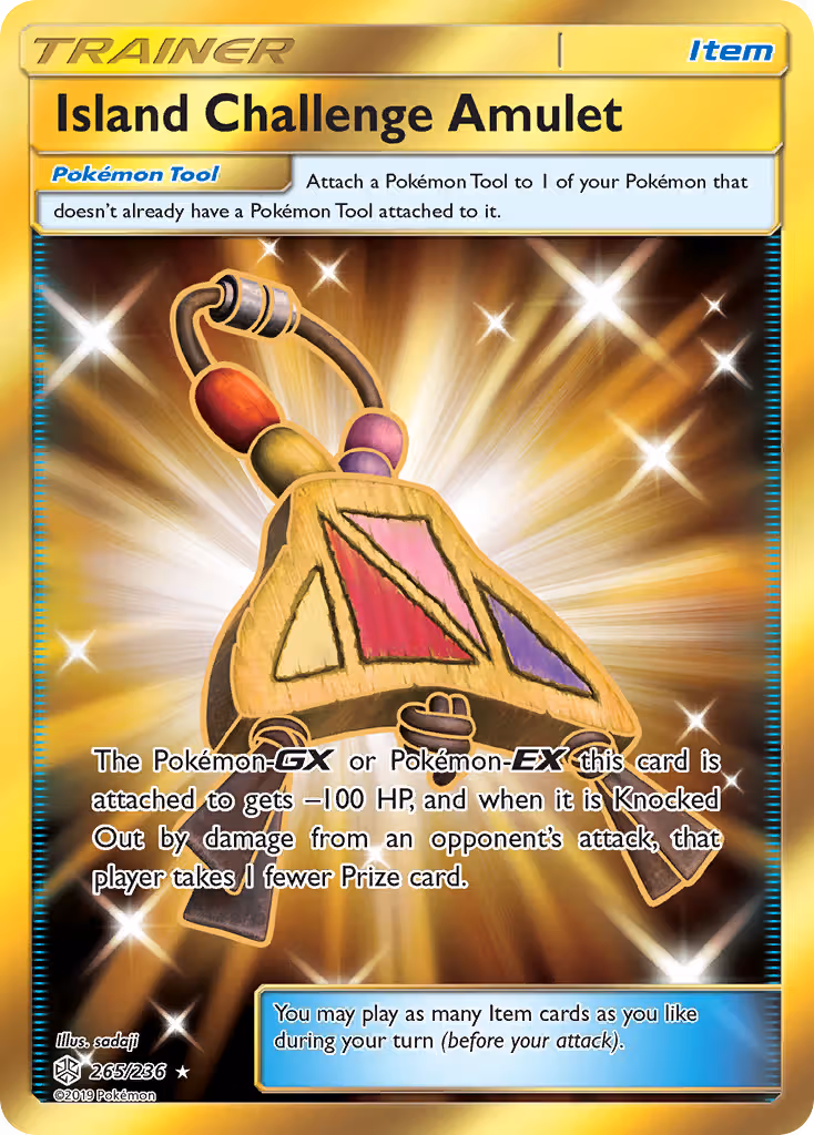 Island Challenge Amulet 265/236 Pokemon card