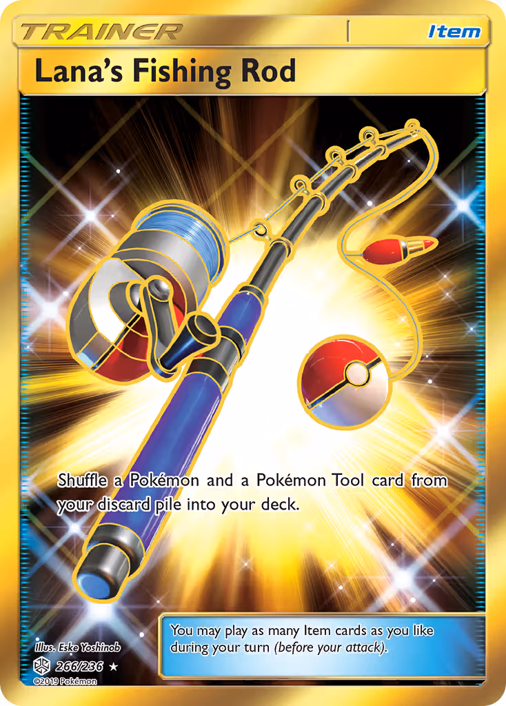 Lana’s Fishing Rod 266/236 Pokemon card