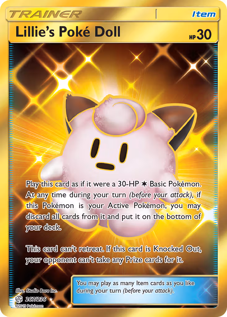 Lillie’s Poké Doll 267/236 Pokemon card