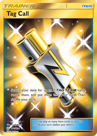 Tag Call 270/236 Pokemon card