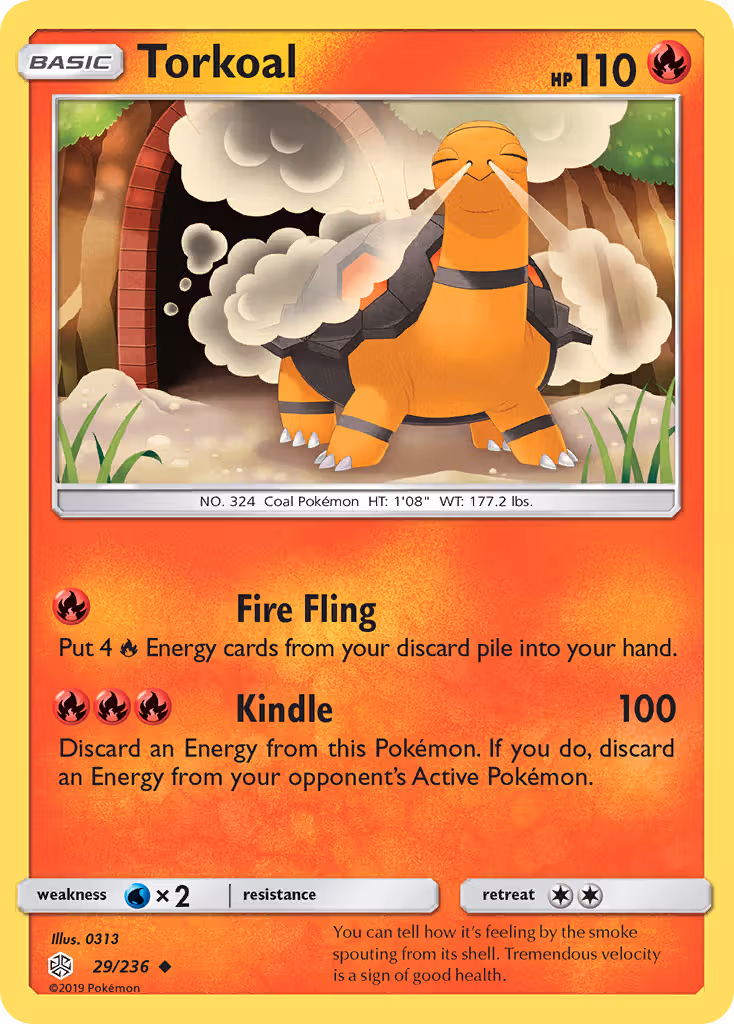 Torkoal 29/236 Pokemon card