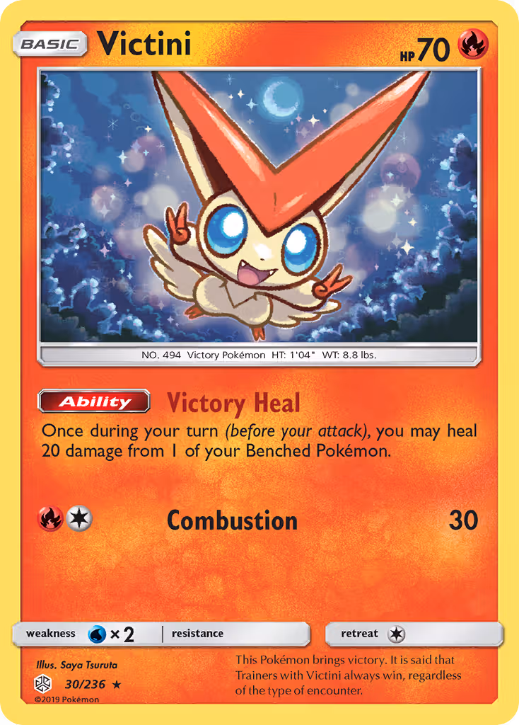 Victini 30/236 Pokemon card