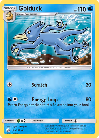 Golduck 41/236 Pokemon card