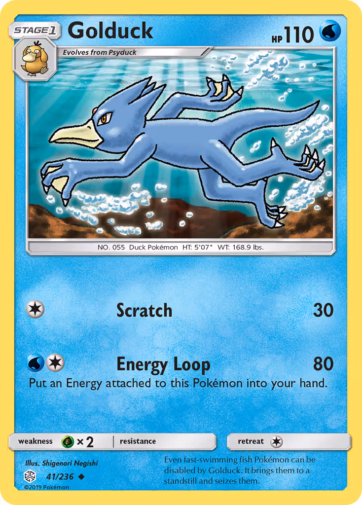 Golduck 41/236 Pokemon card