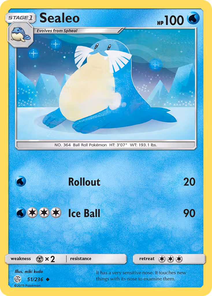 Sealeo 51/236 Pokemon card