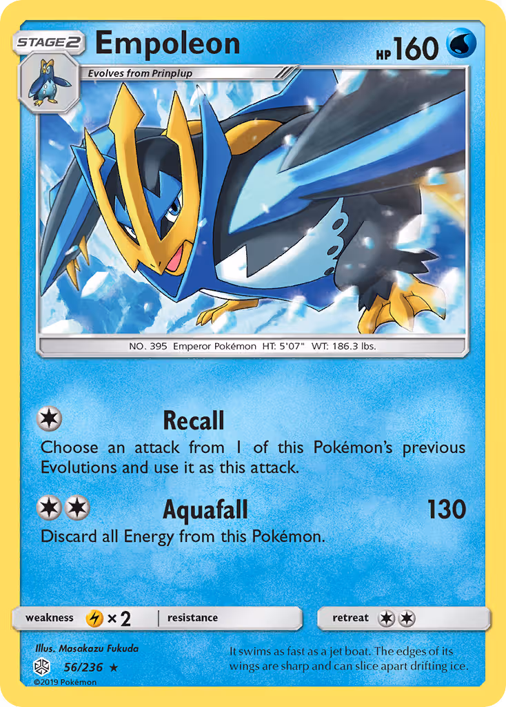 Empoleon 56/236 Pokemon card
