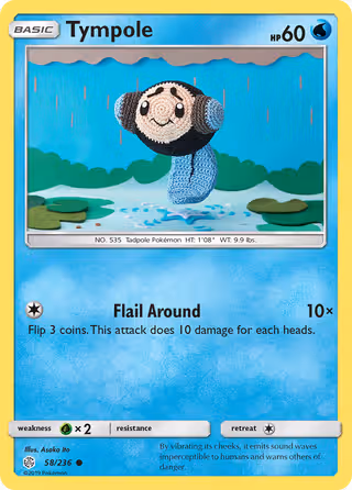 Tympole 58/236 Pokemon card