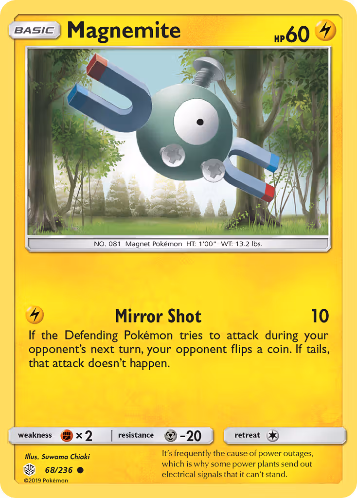 Magnemite 68/236 Pokemon card