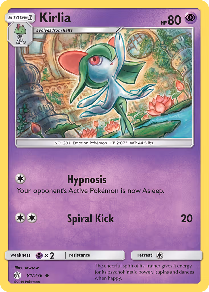 Kirlia 81/236 Pokemon card