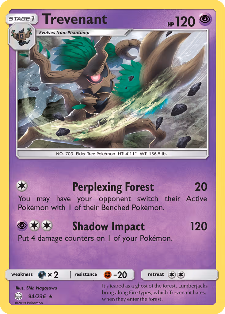 Trevenant 94/236 Pokemon card