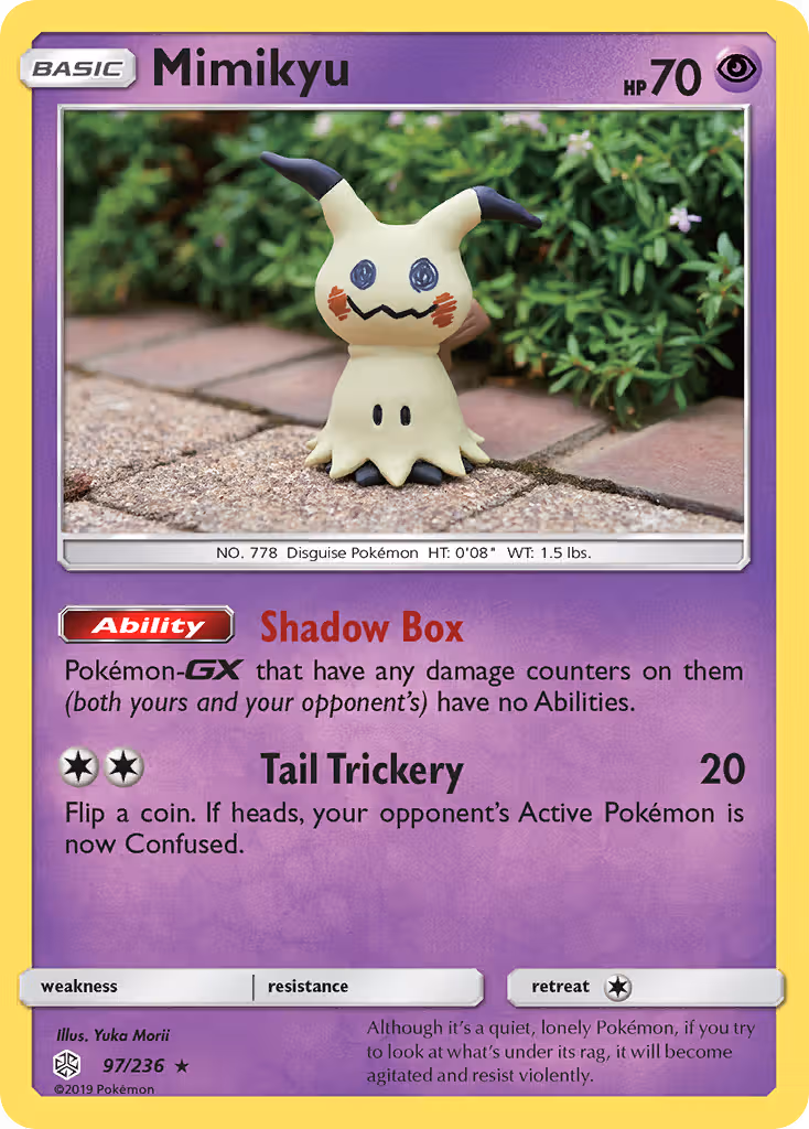 Mimikyu 97/236 Pokemon card