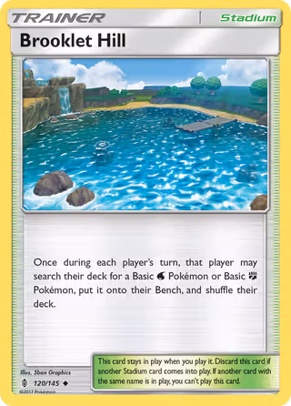 Brooklet Hill 120/145 Pokemon card