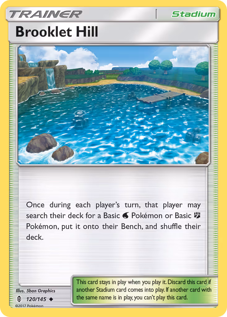 Brooklet Hill 120/145 Pokemon card