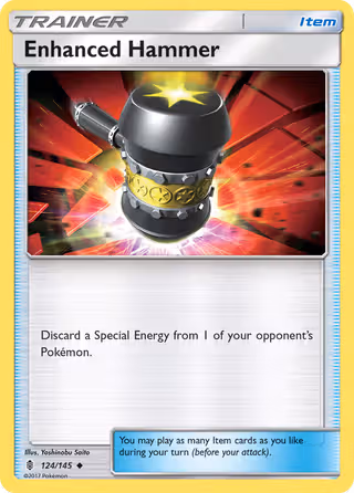 Enhanced Hammer 124/145 Pokemon card