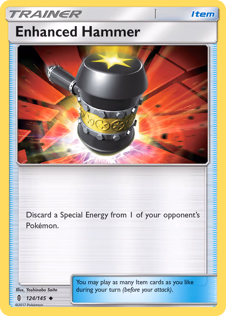 Enhanced Hammer 124/145 Pokemon card