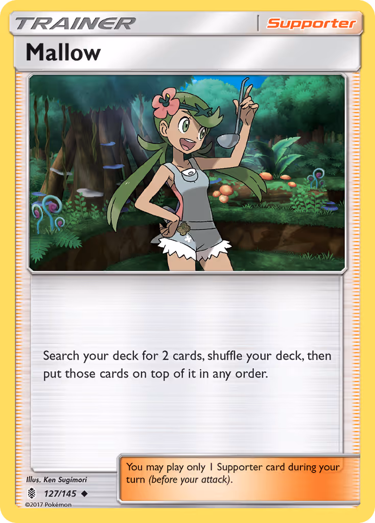 Mallow 127/145 Pokemon card