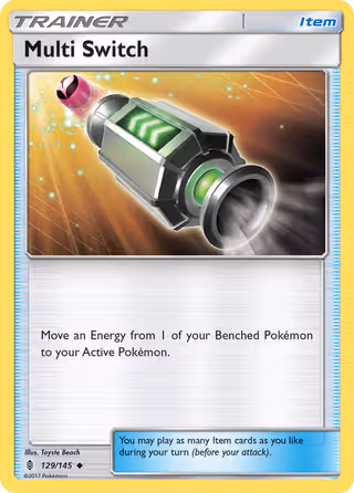 Multi Switch 129/145 Pokemon card