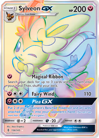 Sylveon GX 158/145 Pokemon card