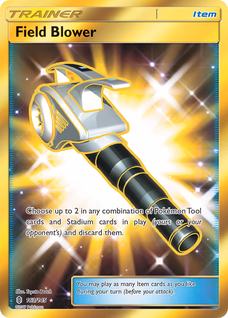 Field Blower 163/145 Pokemon card