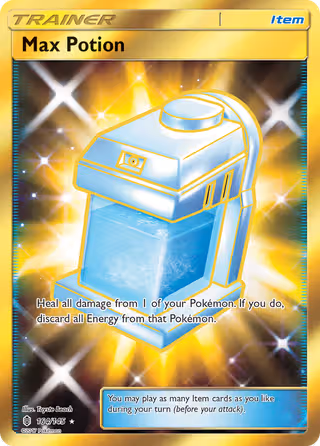 Max Potion 164/145 Pokemon card