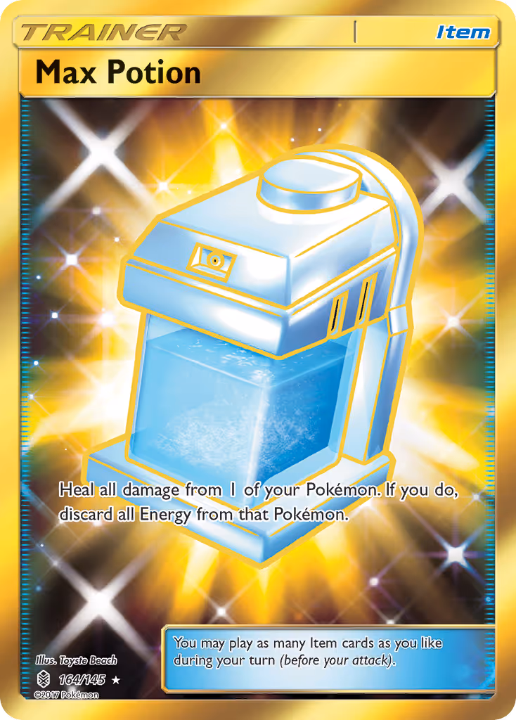 Max Potion 164/145 Pokemon card