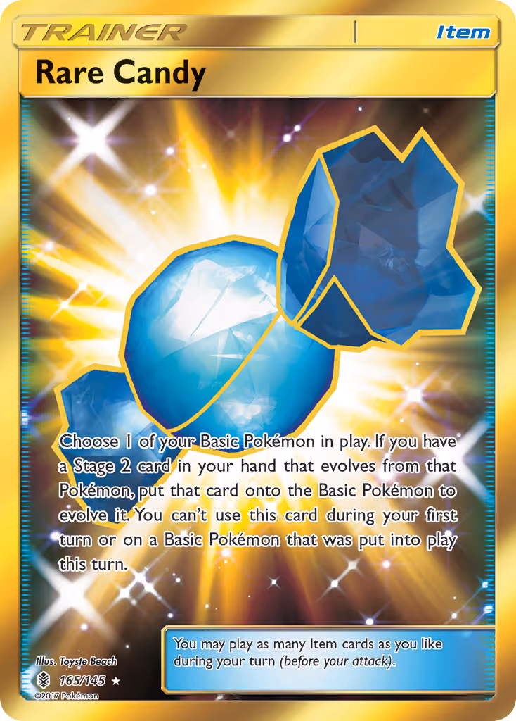 Rare Candy 165/145 Pokemon card