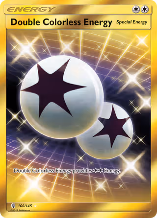 Double Colorless Energy 166/145 Pokemon card