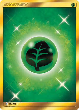 Grass Energy 167/145 Pokemon card