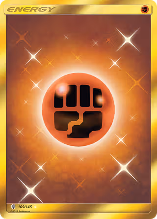 Fighting Energy 169/145 Pokemon card