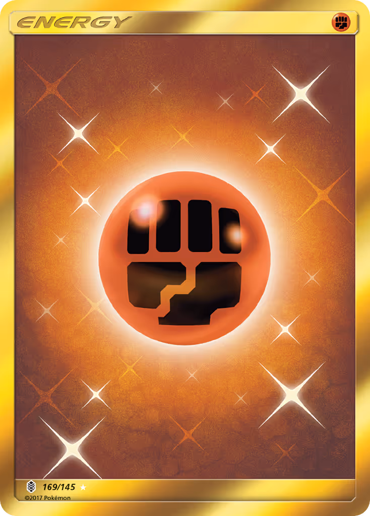 Fighting Energy 169/145 Pokemon card
