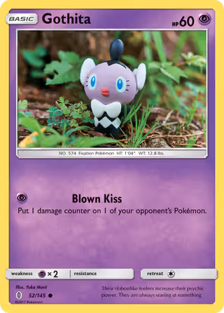 Gothita 52/145 Pokemon card