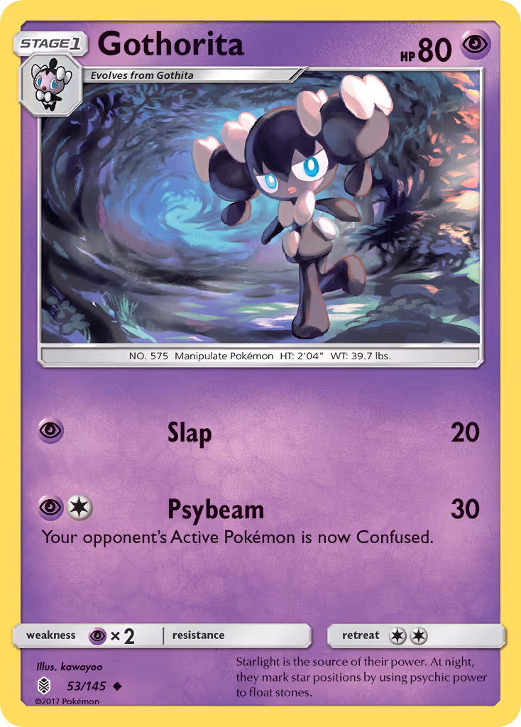 Gothorita 53/145 Pokemon card