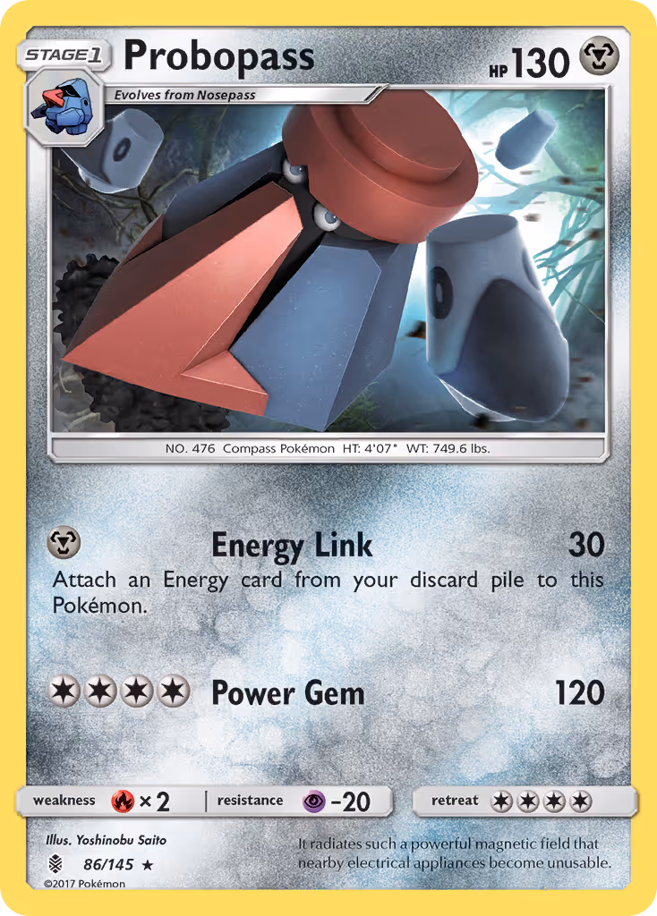 Probopass 86/145 Pokemon card