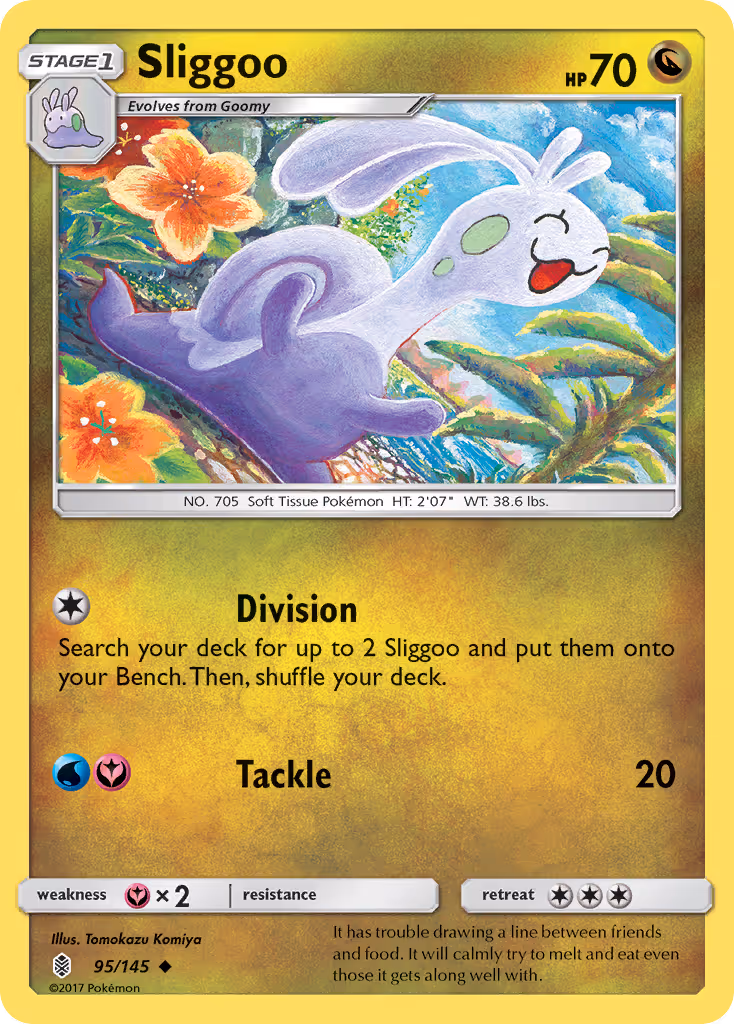 Sliggoo 95/145 Pokemon card