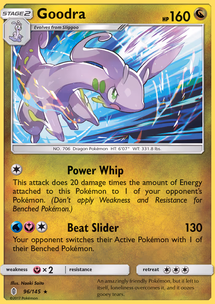Goodra 96/145 Pokemon card
