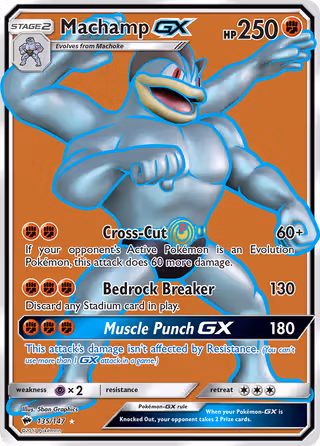 Machamp GX 135/147 Pokemon card